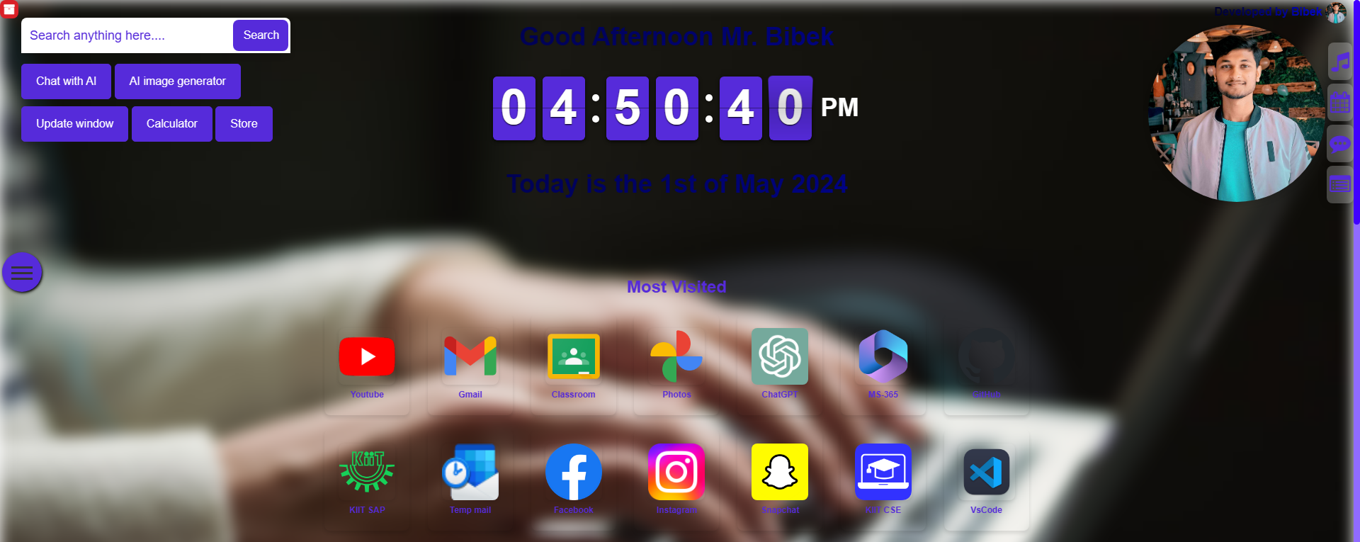 Homepage
